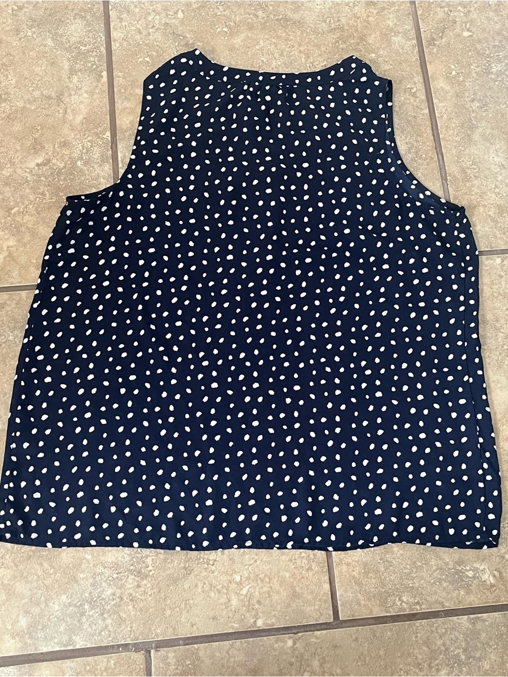 41 Hawthorn Navy Polka Dot Sleeveless Camisole